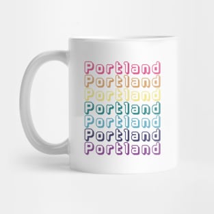 Retro Portland Pride Mug